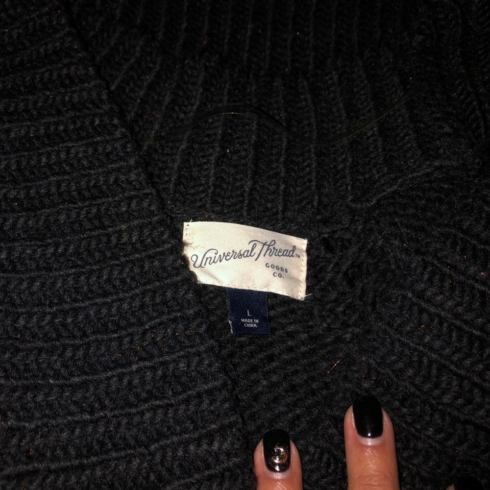 Charcoal Chunky Cardigan